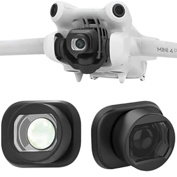 Coyktonty Lente grande angular Mini 4 Pro para DJI Mini 4 Pro, expande o alcance de disparo em 25%, alcance de disparo grande angular de 0,75 x 110°