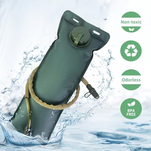 Tactical-Molle-Water-Backpack-Hydration-Backpack-Running-Backpack-Lightweight-Hydration-Backpack-with-25L-Water-Bladder-for-Men-Hiking-Backpack-Pack-for-Cycling-Race-Marathon-Camping