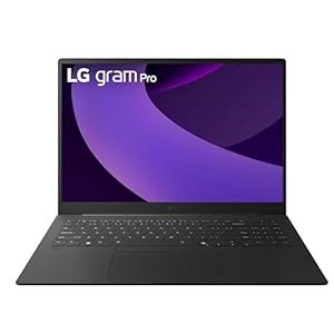 LG gram Pro – Computadora portátil ligera de 16 pulgadas, Intel Evo Edition con procesador Intel Core Ultra9 285H, NVIDIA RTX5050, Windows 11 Home, 32 GB de RAM, SSD de 2 TB, color negro