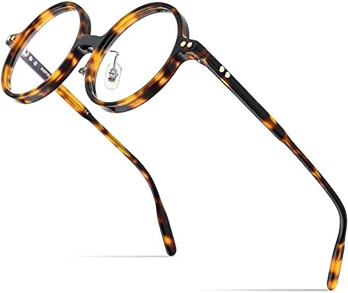 HEPIDEM Acetate Men Vintage Round Optical Glasses Frame Spectacles Optical Eyeglasses Zolman