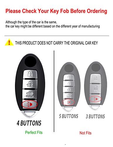 Coque de protection clé Nissan 4 boutons finition robuste pour Frontier