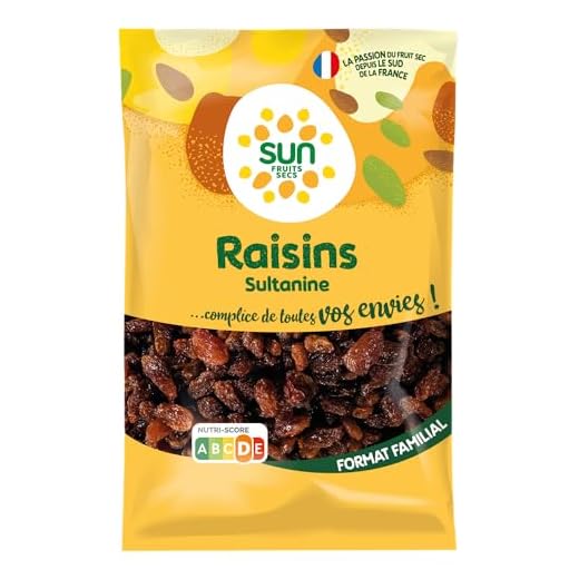 Raisins Secs Sultanine Moelleux 500 g
