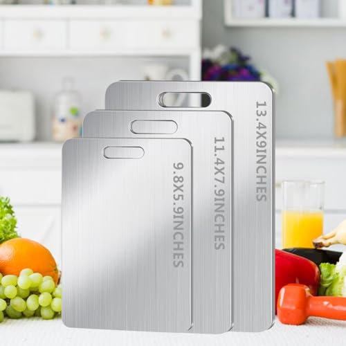 20% Off Titanium Cutting Board Set of 3 for Kitchen
