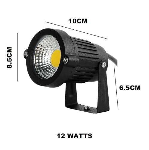 Image of Mufasa LED Outdoor Garden Spot and Spike IP65, Aluminium Body, Garden Light (Driver in -Built, Warm White) (12 Watts)