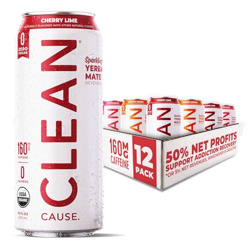 CLEAN Cause Zero Calorie Zero Sugar Yerba Mate...
