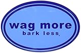 Wag More Bark Less Auto Car Refrigerator MAGNET