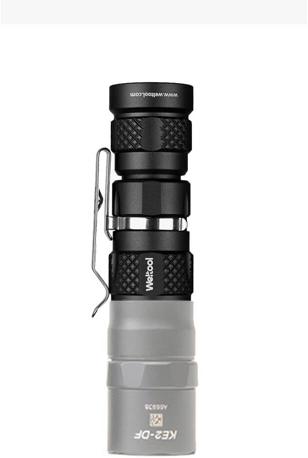 Two Weltool BB6 Flashlight Bodies, one black with LH2 head and one FDE with LH1 head