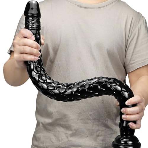 TRQOYTU Godemiché Géant Réaliste XXL Super Long De 62 Cm Avec Ventouse, Grand Plug Anal, Point G Vaginal, Anus, Masturbation, Massage De La Prostate, Jouet Sexuel Pour Femme, Couple Gay