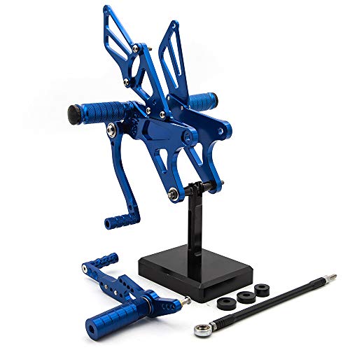 Rearsets YZF R1 2009-2014 en aluminium CNC taillé dans la masse pour piste