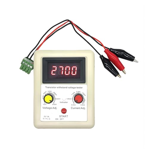 Haoyull Probador de transistores, probador de condensadores de transistores Mosfet, transistores NPN, diodos, resistencias, inductores, capacitancia