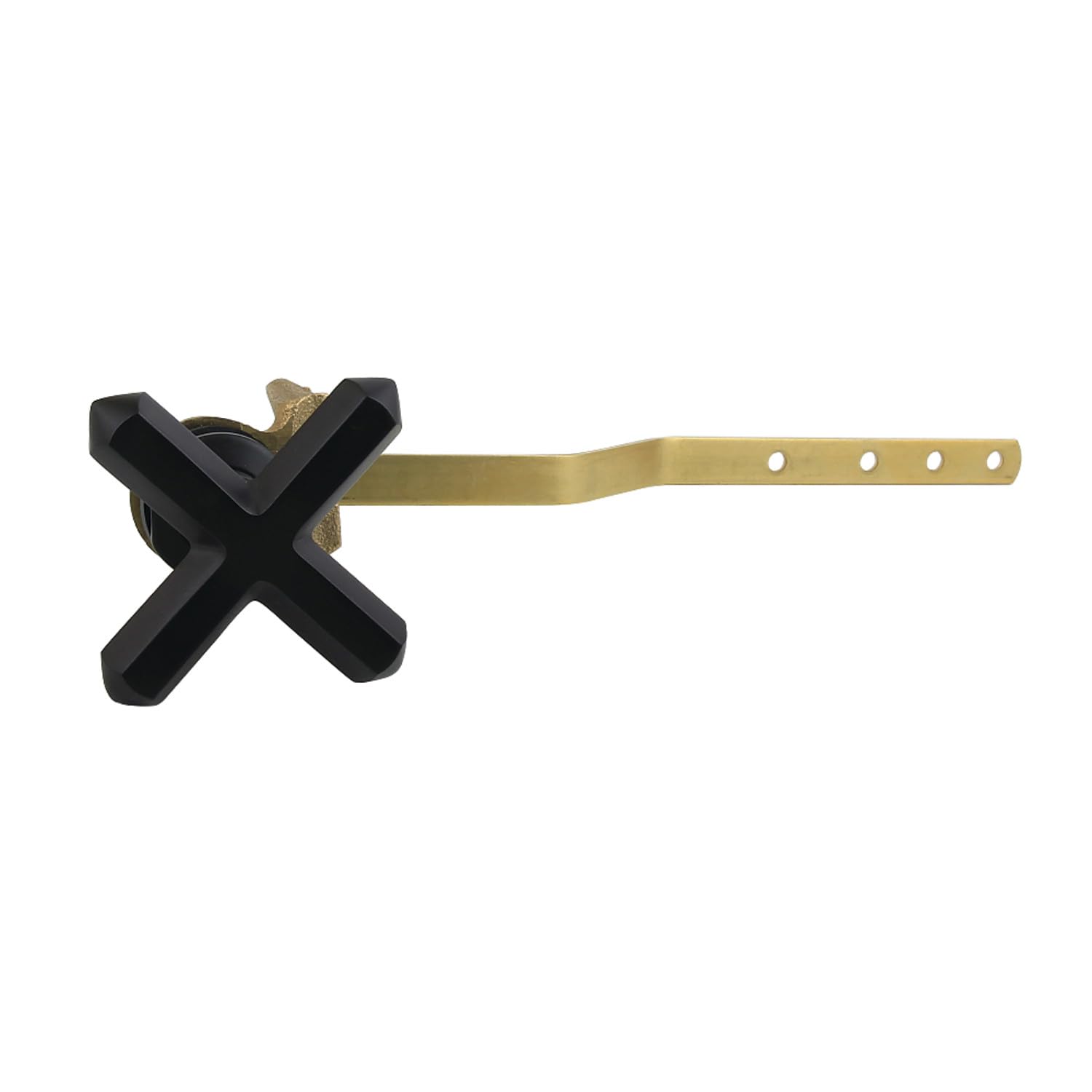 Levier de réservoir de toilette Kingston Brass noir mat pour rénovation salle de bain