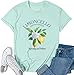 Women Lemon Shirt Limoncello per Favore Tshirt Lemon Graphic Tees Summer Casual Holiday Short Sleeve Tee Tops