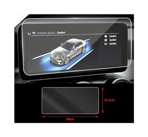 Film protection écran tableau bord anti-choc pour Benz W205 2019-2021