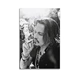LUFPOTH Johnny Depp Poster, Wandkunst, ästhetisches 