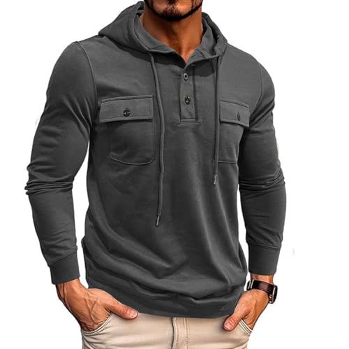 RQPYQF Sweat à Capuche à Manches Longues pour Homme T Shirts décontractés Sweatshirt à Capuche...