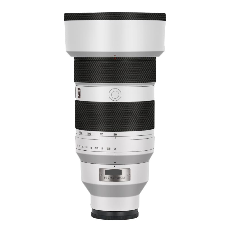 Piel adhesiva protectora anti-arañazos para lente de cámara Sony FE 50-150mm F2 GM color Blanco Mate miniatura 1