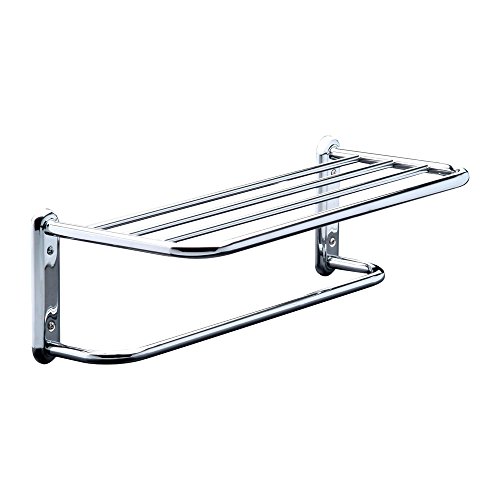 Euro-Home Gorgeous Bath Chrome Towel Rack, Multicolor