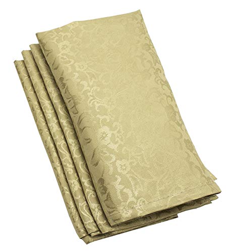 Fennco Styles Holiday Damask Cloth Napkins 18
