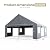 COSIEST 20'×20' Storage Shelter Outdoor Gable Roof Carport with Removable Side Walls, Heavy-Duty Garage Canopy Weatherproof PE Cover, Multi-Purpose Vehicle/Tractor Shed for Backyard/Driveway/Farm