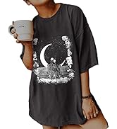 Western Halloween Shirts for Women Skeleton Graphic Tshirts Short Sleeve Grunge Clothes Oversized...