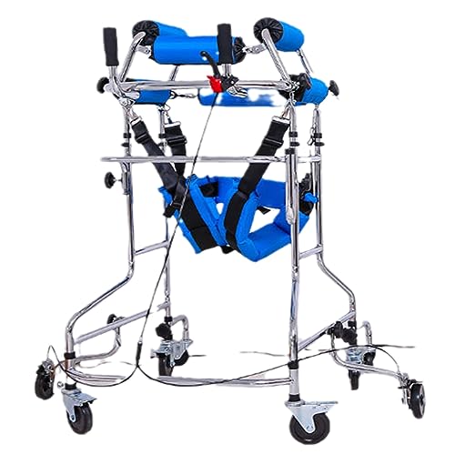 Andador con asiento y ruedas para personas mayores y adultos, soporta hasta 330 libras, diseño antiinclinación de 8 ruedas para mayor estabilidad, altura ajustable para mayor comodidad