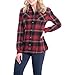 Legendary Whitetails Ladies Cottage Escape Ladies Flannel Forest Plaid Small