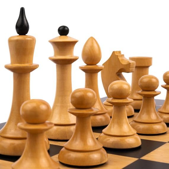 Set de Ajedrez Oficial Gambito de Dama, Ideal para Aficionados y Clubes, Tablero de ajedrez y Piezas de ajedrez para niños y Adultos, Conjunto de ajedrez, Juego de Ajedrez