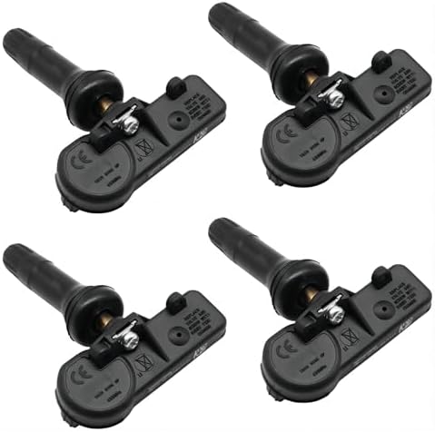 CDWTPS 4-Pack Tire Pressure Sensors - Pre-Programmed 315MHz TPMS For Chrysler, Dodge, Jeep, Ram