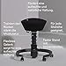 aeris Swopper – Ergonomischer Hocker – Bürohocker höhenverstellbar – Vielseitiger Sitzhocker für...