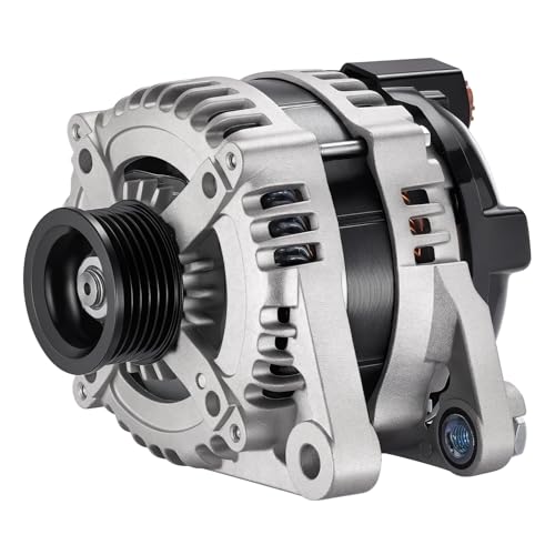 Image of BDFHYK Alternator 11686 Compatible with Azera /Santa Fe /Santa Fe XL 2012-2019 3.3L V6,Compatible with Kia Cadenza /K900 /Sedona /Sorento 2011-2012 2014-2018 3.3L 3.5L 3.8L V6, Replace 104210-1800 | For Hyundai Azera 3.3L V6 2012-2017, Santa Fe XL 3.3L V6 2013-2019 12V 150A 6-Groove Pulley CW, OE 104210-1800, 1042102870
