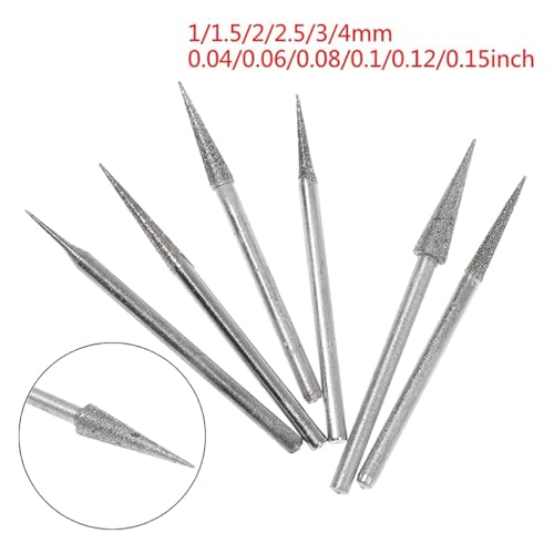 Image of 5Pcs Diamond Drill Bits Carving Bits Fit for Stone Carving Bone Carving Egg Decorating Glass Carving Finishing Products Abrasive Pads for Drill Abrasive Grinding Discs Abrasive Wheels and Discs