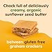 Once Again Sunflower Butter Graham Sandwiches - Gluten Free Snacks for Kids & Adults - Sandwich Crackers with Organic Sunflower Seed Butter - Vegan, Nut Free Snacks for Lunch & School, 8 Count