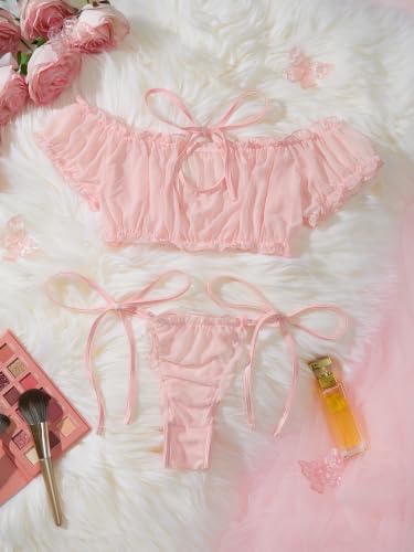 Image of Lilosy Sexy Lingerie Set 2 Piece Women Bra and Panty