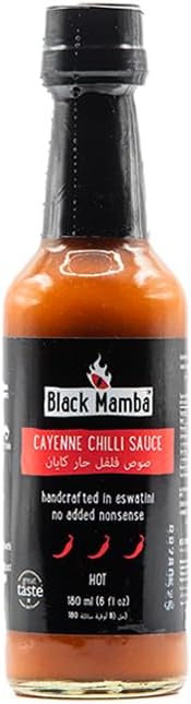 Black Mamba Cayenne Chilli Sauce 180ml (6 fl oz)