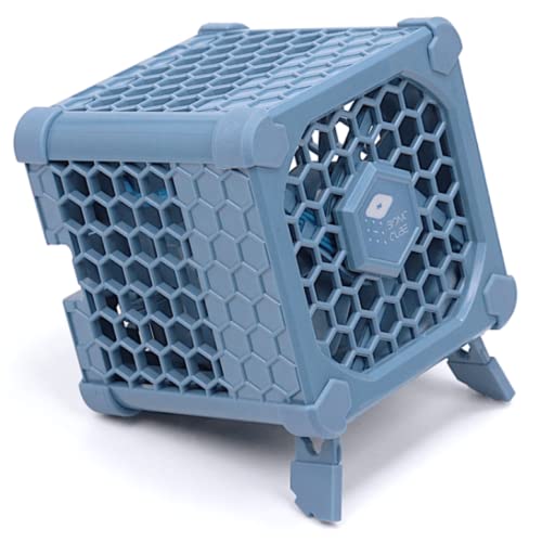 Bionic Cube 手のひらサイズ空気清浄機 2億個プラズマイオン フィルターレス 卓上 コンパクト 携帯型 6段階ファン 静音 USB給電 (Blue)