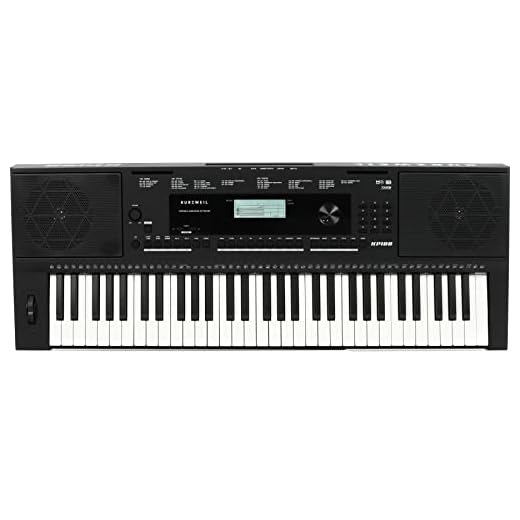 Kurzweil Home KP100 Teclado portátil de 61 notas (KP-100)