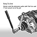 EWK Alternator Clutch Free Wheel Pulley Socket 33 Teeth Steel Spline Removal Tool Engine Sprocket Spare Part
