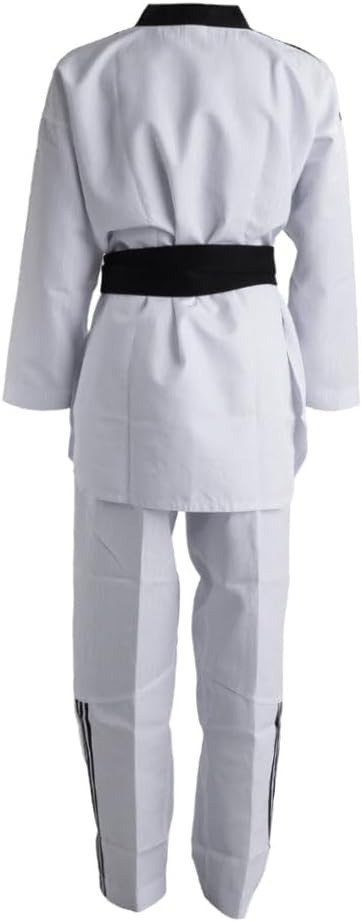 adidas adi-Start III 3 Stripes Taekwondo White Uniform with Assorted V-Necks
