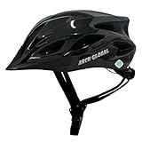 ARCH-GLOBAL 自転車 ヘルメット SG規格 大人用 【サイクリスト推奨 超軽量 ポリカーボネートシェル採用】 サイズ調節可 通気性 バイク 【安全規格CEマーク認証 】 サイクリング ロードバイク (メーカー公式) 実測:58～64cm(SG規格サイズ:58～61.5㎝) (SG付き オールブラック)
