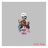 Das Bügeltuch Aufkleber ist sehr geeignet zum Bügeln auf Normallack T-Shirts.Es kann für DIY Jacken, Jeans, Taschen, Hosen, T-Shirts, Röcke verwendet wird, abgenutzte Jeans zu dekorieren und zu verstärken.