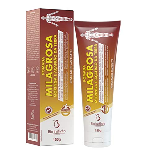 Pomada Milagrosa Com Moringa e Açafrão da Terra 150g