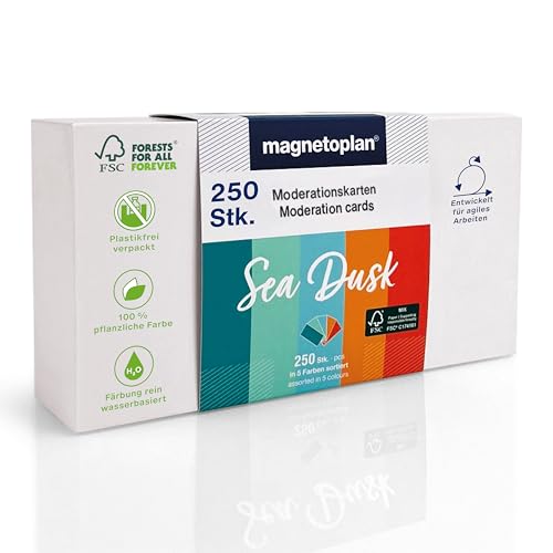 Cartes de communication haut de gamme papier FSC 120g pastel Sea Dusk
