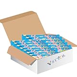 Party Iced Shortcake Rings 125g – Crunchy Biscuit Rings with Colourful Icing – Fun Party Treats for Kids and Adults - Fx (12 x Pack)