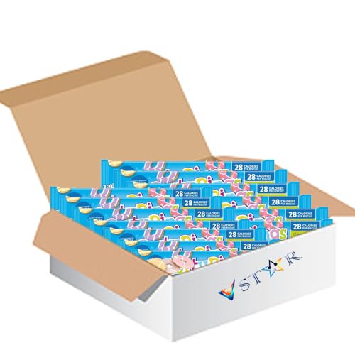 Party Iced Shortcake Rings 125g – Crunchy Biscuit Rings with Colourful Icing – Fun Party Treats for Kids and Adults - Fx (12 x Pack)