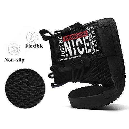 Men’s High Top Fashion Sneaker Casual Slip on Walking Shoes for Men3