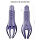BDSMYEE Eichel Stimulator mit 6 Tentakeln,elektrisch Masturbator handfrei mit 10 Vibrationsmodi,Masturbieren Penistrainer Vibrator erotisches Sexspielzeug für Männer Solo (A)