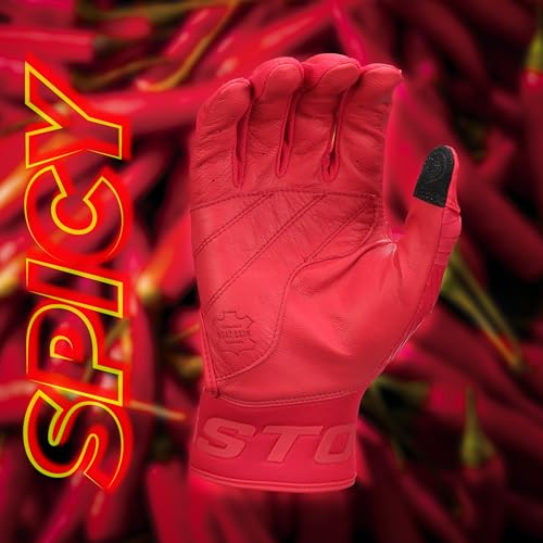 Easton | Adult Walk-Off Ethos Baseball Batting Gloves | Red | M - image 3