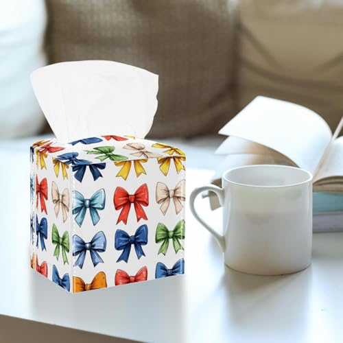 Boîte à mouchoirs décorative pour commode de chambre et table de nuit colorée
