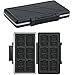 36 Slots Memory Card Case Water-Resistant Anti-Shock Memory Card Wallet for 24 Micro SD SDXC SDHC TF