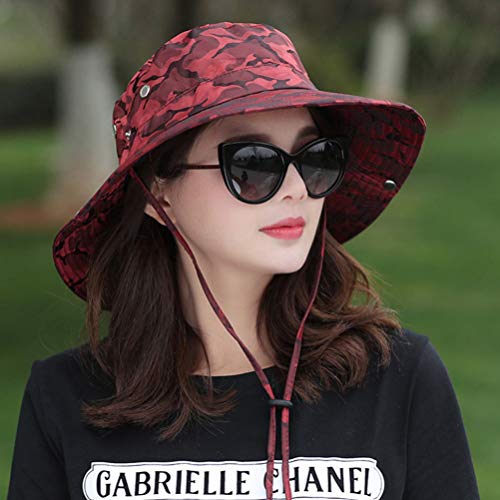 BESPORTBLE Mulheres Chapéu Do Verão Chapéu De Balde de Algodão Proteção UV Chapéus Pescador Dobrável